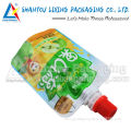 LIXING PACKAGING die cut spout pouch, die cut spout bag, die cut pouch with spout, die cut bag with spout